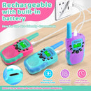 Vvinca Walkie Talkies for Kids Rechargeable 3 Pack, Toys for Boys Girls Age 3-13 Ourdoor Camping Birthday Gift, 3KM Long Range Walkie-Talkie 2 Way Radios 22 CH VOX with Li-ion Battery Flashlight by TinyTreasures Baby Boutique