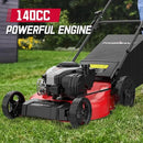 PowerSmart 21" Gas Lawn Mower with 140cc B&S E550 Engine, 3-in-1 with Bagging, High Wheels, Lightweight and Easy Assembly, Cordless Push Lawn Mowers for Garden Yard by GreenHaven Gardens