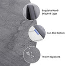 Ultra Soft Baby Play Mat for Floor,1.3" Thick Elasti-Foam 50x50 Playpen Mat for Toddlers Infant kids,Water-Repellent Coral Velvet for Tummy Time,Non-Slip Backing Safe for Crawling,Tatami Style (Dark Grey) by TinyTreasures Baby Boutique
