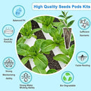 161PCS Hydroponic Pod Kit for Aerogarden and All Brands Growing System, Grow Anything Kit with 40 Grow Sponges, 40 Grow Baskets, 40 Grow Domes, 40 Pod Labels, 1 Tweezer, Herb Garden Planter Indoor Kit by GreenHaven Gardens