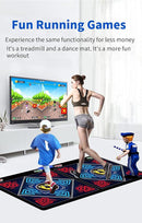 Music Dance Mat for Kids & Adults,Ideal for Fitness Dance Games,64GB Memory Card,899 Games,75 Music Videos,650 Songs.for TV use,Made of Premium Flannel,a Luxurious Gift for Children by TinyTreasures Baby Boutique