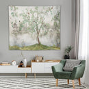 HZOHNAGO Japanese Tapestry Tree Misty Garden Lake Printed Wall Tapestry Ink Painting Wall Hanging for Bedroom Living Room Dorm 60" W x 50" H by CozyNest Decor
