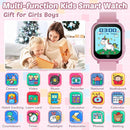 Waterproof Smart Watch for Kids Gift for Girls Age 5-12 with 32 Games, Dual Camera, Habit Tracking, Music Player, Video, Alarm Clock, HD Touchscreen Kids Smart Watch Birthday Toys for 3-12 Year Old by TinyTreasures Baby Boutique