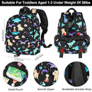 Accmor Toddler Backpack Leash, Cute Dinosaur Kids Backpack with Anti Lost Wrist Link, Mini Child Backpack Leash Baby Walking Harness for Outdoor Travel, Adorable Backpack Tether for Boys by TinyTreasures Baby Boutique