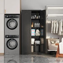 Metal Tall Black Cabinet, 71' Pantry Cabinet with Doors and 4 Adjustable Shelves, for Pantry, Laundry Room, Living Room, Dining Room by CozyNest Decor
