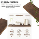 Floating Shelves for Wall, USA-Sourced Walnut Wood 36 Inch Long Wall Shelves Set of 2, Natural Wooden Wall Mounted Picture Ledge Shelf, Nursery Book Storage Shelf Kids Bookshelf, Display Shelf by TinyTreasures Baby Boutique