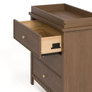 Graco Sasha 3-Drawer Chest with Changing Table Topper (Hazelnut) – GREENGUARD Gold Certified, Nursery Bedroom Wood Chest with Spacious Storage, Interlocking Drawer System, Pre-Installed Tracks by TinyTreasures Baby Boutique