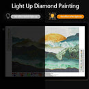 YINGWOND A2 Light Pad for Diamond Painting with Fixed Charging Cord, 3 Levels of Brightness, Big Paper Clamps and 12V Adapter, Uniformly Illuminated Light Board for Tracing Drawing and Weeding Vinyl by TinyTreasures Baby Boutique