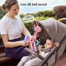 TUMAMA Baby Plush Hanging Rattle Toys, Crib Car Seat Travel Stroller Playmat Soft Plush Toy with Wind Chimes, Best Birthday Gift for Newborn 0-12 Months by TinyTreasures Baby Boutique