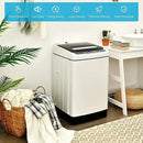 Giantex Portable Washing Machine, 2 in 1 Full Automatic Laundry Washer 1.5Cu.Ft 11lbs Capacity Washing and Spinning Combo 8 Programs 10 Water Levels Energy Saving Top Load Washer for Apartment Dorm by CozyNest Decor