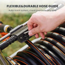 Giraffe Tools Garden Hose Reel Cart with Wheels, Heavy Duty Metal Water Hose Reel Cart, 200 ft of 1/2 Capacity, Mobile Hose Reel Cart for Outside by GreenHaven Gardens