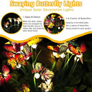 Swaying Solar Butterfly Light, Solar Garden Lights Outdoor Waterproof,Garden Decoration for Yard,Patio,Lawn,Pathway (2 Pack) by GreenHaven Gardens