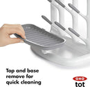 OXO Tot Space-Saving Bottle Drying Rack, Baby Bottle Organizer for Countertop by TinyTreasures Baby Boutique
