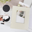 RECUTMS Photo Album 4x6 52 Photos - Small Mini Capacity Premium Leather Cover, Small Capacity Pictures Book Easy to Classify and Portable for Wedding Family Baby Vacation(Beige) by TinyTreasures Baby Boutique