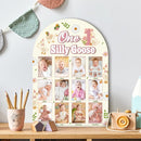 R HORSE My First Year Photo Frame Board, 3D One Silly Goose Birthday Decorations Display Wood Board, Baby First Year Picture Frame 12 Months Milestone 1st Birthday Nursery Decor Gift for Boy Girl by TinyTreasures Baby Boutique