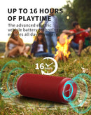 SOWO Portable Bluetooth Speaker, Waterproof IPX7, 25W Loud Wirelss Speaker with Big Audio and Punchy Bass, Outdoor Bluetooth for Party, Beach, Travel, Girls Gifts - Red by TinyTreasures Baby Boutique