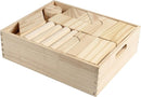 Standard Unit Building Blocks for Toddlers with Storage Tray (64 Pcs) Sanded Wood Blocks for Children, Original STEAM, and STEM Learning, Classic Wooden Toys for Kids Parties and Classrooms by TinyTreasures Baby Boutique