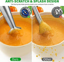 Cordless Immersion Blender Handheld, Rechargeable 4 In 1 Electric Hand Blender Stick Blender Variable Speed with Chopper, Beaker, Whisk, Stainless Steel Blade for Soup, Baby Food, Smoothies by TinyTreasures Baby Boutique