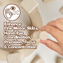 Taksa Toys Ancient Greek Dome Stem Toys Educational Stackable Building Blocks, for Kids Ages 7 8 9 10+ Years Old, Indoor Premium Architectural Kit Construction Games, Montessori Children Toys 54 Pcs by TinyTreasures Baby Boutique