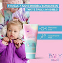 Kid's Sunscreen Starter Kit – Tinted Mineral Sunscreen for Face & Body with SPF 30, Shade Brush, Travel Bag & UV Card – Non-Nano Zinc, Reef Safe, Water Resistant & Hypoallergenic Skin Care by TinyTreasures Baby Boutique
