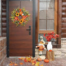 Fall Wreaths for Front Door 24 Inch Fall Wreath with Pumpkins, Sunflowers & Berries – Outdoor Autumn Wreath for Porch, Thanksgiving, Halloween & Harvest Decor by CozyNest Decor