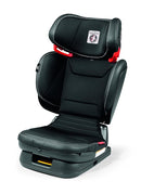 Peg Perego Viaggio Flex 120 Booster, 4D Total Adjust for Safety & Comfort, No Armrests, Compact Fold for Travel, 40-120 lbs, Made in Italy, Licorice (Black) by TinyTreasures Baby Boutique