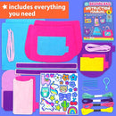 KRAFUN My First Sewing Bag Kit Arts & Crafts for Beginner Kids, 6 Easy DIY Sewing Handbag Pouch Sleeve Projects of Animal Theme, Instructions Learn to Sew & Felt Embroidery, Gift for Girls & Boys by TinyTreasures Baby Boutique