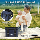 UV Sanitizer Box, 12L Portable Sanitizing and Cleaning Machine with 3-Level Timer, Foldable UV Cleaner Box for Toys, Mask, Towel, Key Etc. Ozone Free UV Cleaning Machine by TinyTreasures Baby Boutique