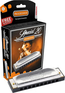 Hohner Special 20 Harmonica - Key of E Bundle with Case, Pouch, Online Manual, and Austin Bazaar Polishing Cloth by TinyTreasures Baby Boutique