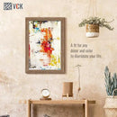 VCK 12x18 Frame 3 Pack - Brown Walnut, Natural Textured Solid Wood Poster Picture Frame, Wall Gallery Frame by CozyNest Decor