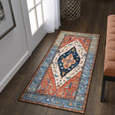 Lahome Boho Runner Rugs for Hallway - 2x4 Bathroom Area Rugs Non-Slip Small Throw Kitchen Rug Low-Pile Rugs for Entryway Laundry Room Rug Oriental Distressed Indoor Carpert Runner for Entrance BathRug by TinyTreasures Baby Boutique