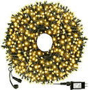 Christmas String Lights End-to-End Plug 8 Modes 108FT 300 LED IP55 Outdoor Waterproof UL Certificated Indoor Fairy Lights Garden Patio Wedding Christma Trees Parties Decoration Warm White by GreenHaven Gardens