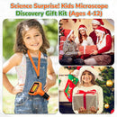3" Screen Digital Microscope for Kids: 1000X Rechargeable Mini Pocket Portable Miniscope Magnifying Glass 4K Coin Jewelry Loupe Edu Science STEM Toy Xmas Gift 4-12 Boys Girls by TinyTreasures Baby Boutique