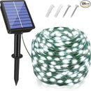 Solar String Lights 120LED 40FT, IP67 Waterproof Solar Lights for Outside with 8 Lighting Modes, Upgraded Solar Panel Fairy Lights for Garden Party Wedding Decorations (Cool White) by CozyNest Decor