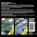 CrystalClear AlgaeOff Pond & Water Garden Scum Cleaner, Waterfall & Rock Slime Remover, String Algae Killer, Green Stain Treatment, EPA Registered Algaecide, Plant, Koi Fish, Bird & Pet Safe, 8 lbs by GreenHaven Gardens