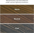 Plank+Beam Solid Wood Console Table, 36 Inch, Sofa Table, Narrow Entryway Table for Hallway, Behind The Couch, Living Room, Foyer, Easy Assembly, Walnut by CozyNest Decor