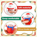 RunNico 12 Pack Christmas Snowman Squeeze Sensory Toy, Santa Claus Squishy Fidget Toys, Stretchy Christmas Snowman Relieve Stress Ball for Holiday Decoration Party Favors Adult Anxiety Relieve by TinyTreasures Baby Boutique