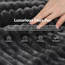 106" Cloud Sectional Couches for Living Room,Plush Corduroy Boneless Couch with Comfy Chaise,L Shaped Sofa in A Box No Assembly Require,Grey by CozyNest Decor