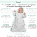 Amazing Baby Cotton Muslin Sleeping Sack, For Baby Boy or Girl, Wearable Blanket with 2-way Zipper, Stars, Sterling, Large (12-18 Month) by TinyTreasures Baby Boutique