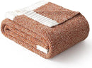 MIULEE Fall Burnt Orange Super Soft Throw Blanket for Couch, Cozy Fluffy Warm Throws Knit Blankets for Sofa, Bed, Chair, Living Room, Camping, Picnic, 50 x 60 inch by CozyNest Decor