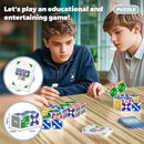 Matching Puzzle Game for Kids & Adults, Family Board Games Block for Boys & Girls Ages 4-8 8-12, 2+ Player Card Puzzles for Children 3+ Year Olds by TinyTreasures Baby Boutique