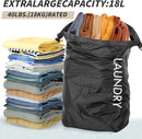 Travel Laundry Bag, Vacuum Compression Dirty Clothes Travel Bag Waterproof Wet Dry Bags Large Capacity Space Saver Bags Reusable Camp Clothes Organizer for Sports College Dorm Laundromat (1 Pcs )Black by TinyTreasures Baby Boutique