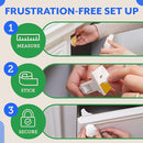 Eco-Baby Magnetic Cabinet Locks for Babies - Keyless, White, 20 Pack and 3 Keys by TinyTreasures Baby Boutique