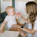 Dr. Brown's Infant-to-Toddler Toothbrush, Elephant, Pink, 0-3 Years by TinyTreasures Baby Boutique