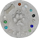 DIY Paw Print Stepping Stone Kit, Pet Memorial Stone, Pet Garden Stone (10 Inch) by GreenHaven Gardens