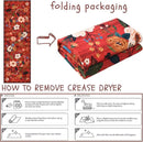 Runner Rug for Hallways Kitchen Rug Non Slip 2'6''x8' Washable Runner Rugs with Rubber Backing Soft Floral Carpet Runner for Hallways, Kitchen, Laundry, Bedroom, Bathroom(Red) by CozyNest Decor