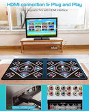 Music Dance Mat for Kids & Adults,Ideal for Fitness Dance Games,899 Games,64GB Memory Card,75 Music Videos,650 Songs.Made of Premium Flannel,for TV use,a Luxurious Gift for Children by TinyTreasures Baby Boutique