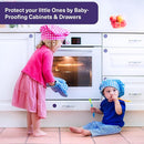 MATANA 20 Pack Magnetic Cabinet Locks Baby Proofing (20 Locks + 4 Keys) Adhesive Easy Installation, No Drilling Child Proof Cabinet Locks Magnetic Drawer Locks by TinyTreasures Baby Boutique