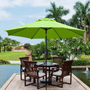 Sunnyglade 9' Patio Umbrella Outdoor Table Umbrella with 8 Sturdy Ribs (Grass Green) by GreenHaven Gardens