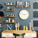 NEWGATE® Mr Clarke Wall Clock | Large Scandi Inspired Plywood Clock | 16 inch | Pale Wood case with Designer dot dial | Modern Minimalist Design for Kitchen, Living Room or Office by CozyNest Decor